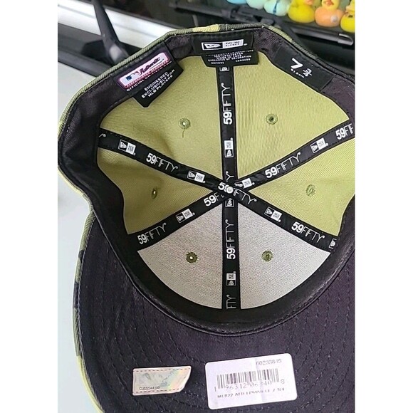 Cleveland Guardians New Era Camo Armed Forces Day On-Field 59FIFTY Hat 7 3/4 - Picture 5 of 7
